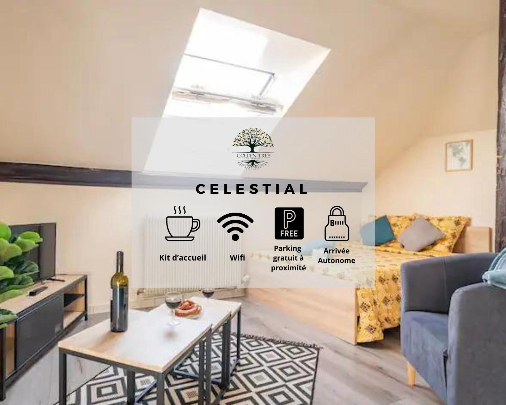 Apartamento Celestial - Golden Tree - Wifi - 20Min St-Croix & Center Parcs Sarrebourg Exterior foto